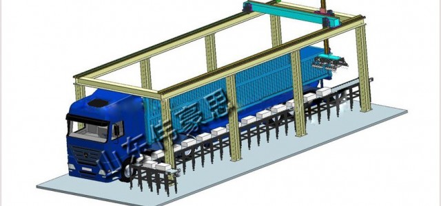 桁架式紙箱裝車機械手 箱裝物料裝車機解決方案